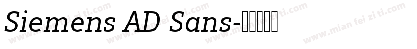 Siemens AD Sans字体转换